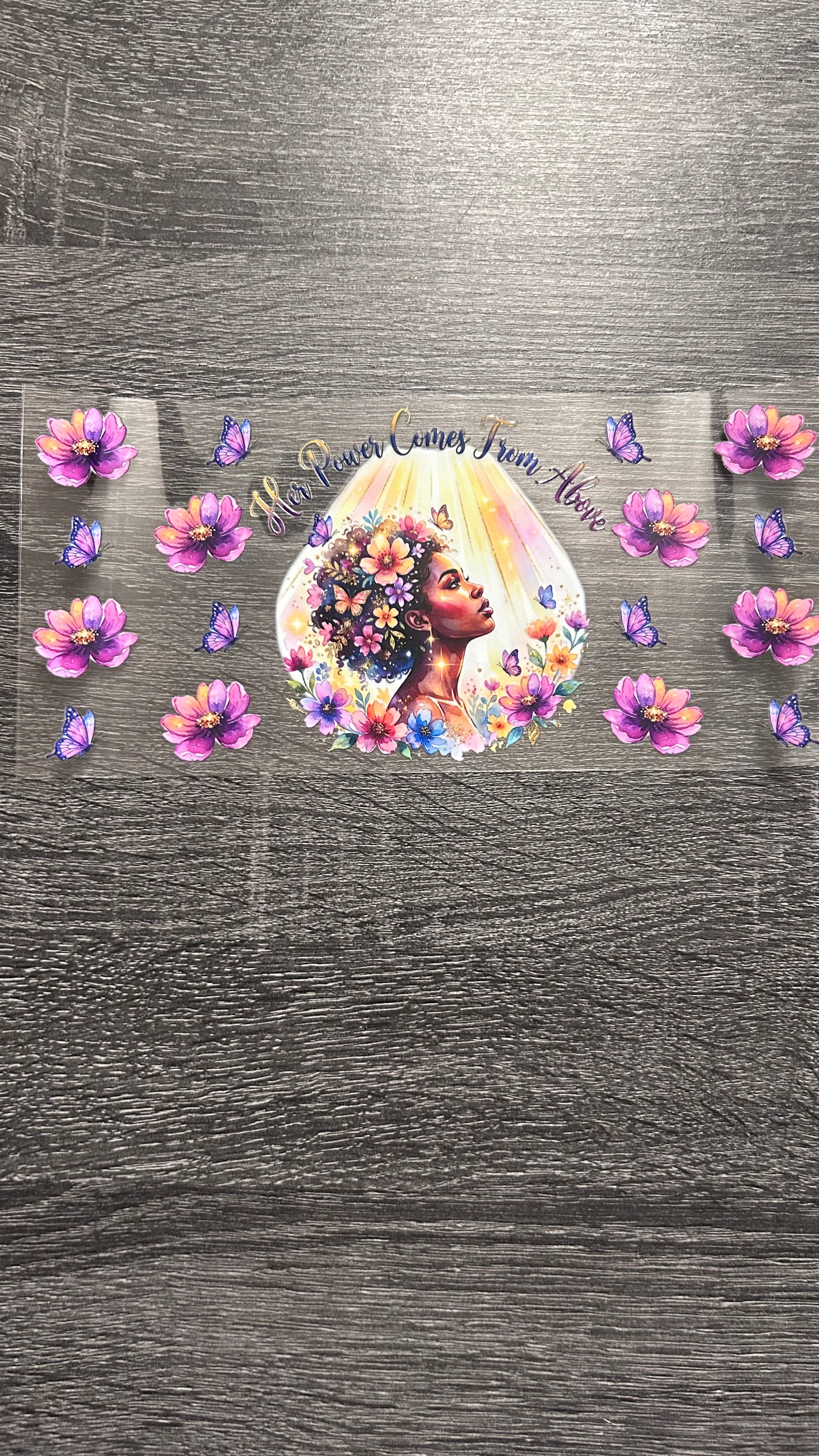 Black Queen- Her Power Comes From Above Decal
