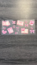 Pink Bows, Cherries & Books - Decal