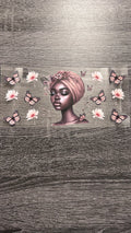 Black Queen- Brown Head wrap Decal