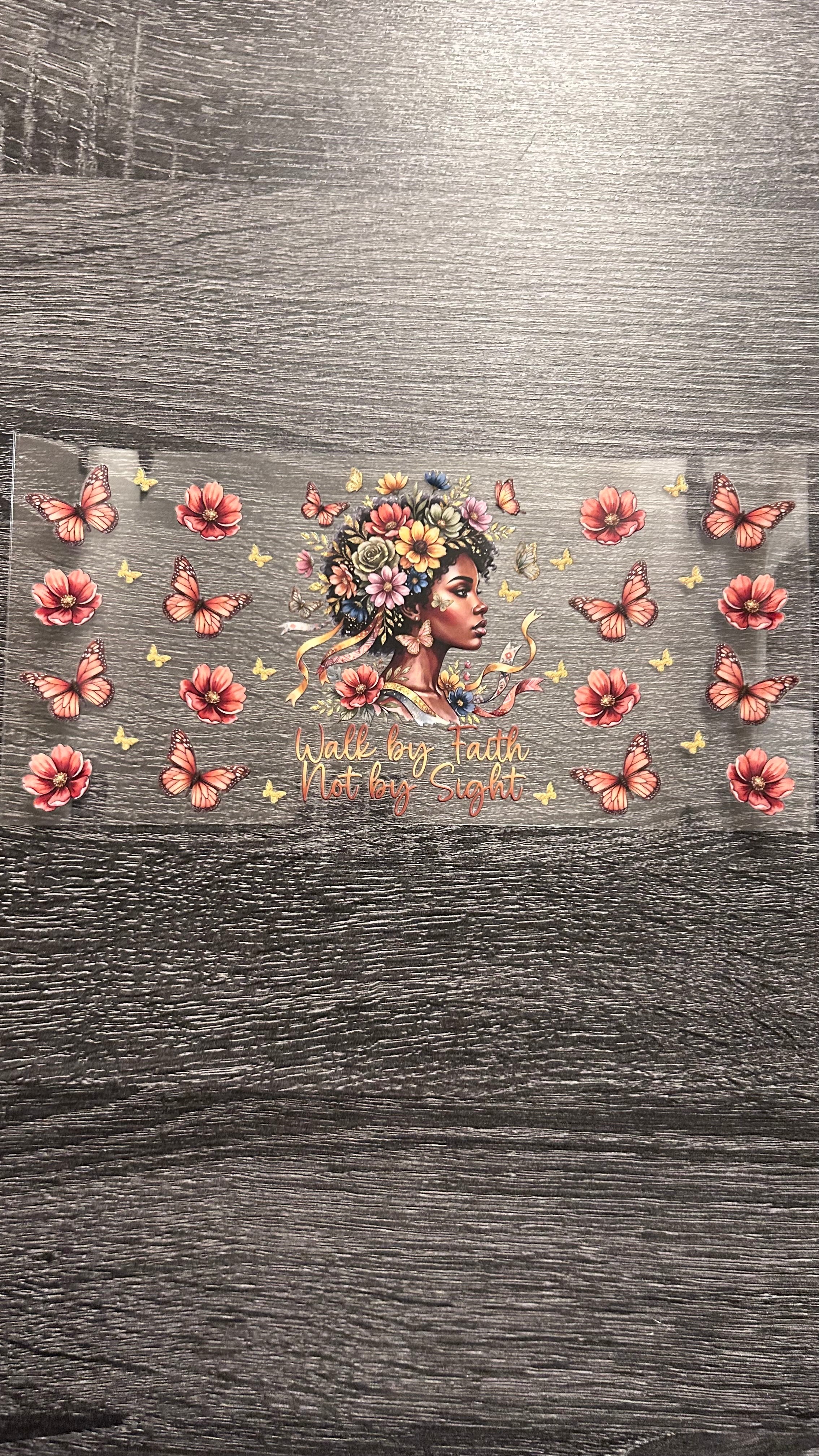 Black Queen- Walk by Faith Not by Sight Decal