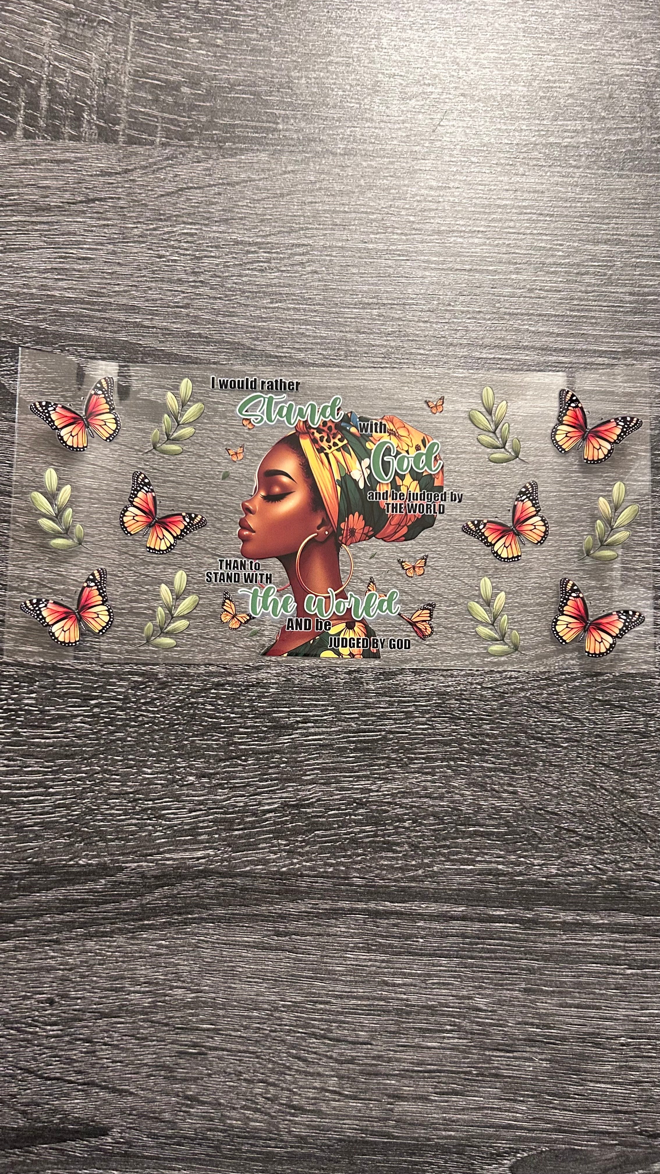 Black Queen- I Would Rather Stand Decal