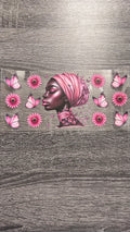 Black Queen- Pink Head Wrap Decal