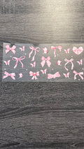Pink Bows & Butterflies Decal
