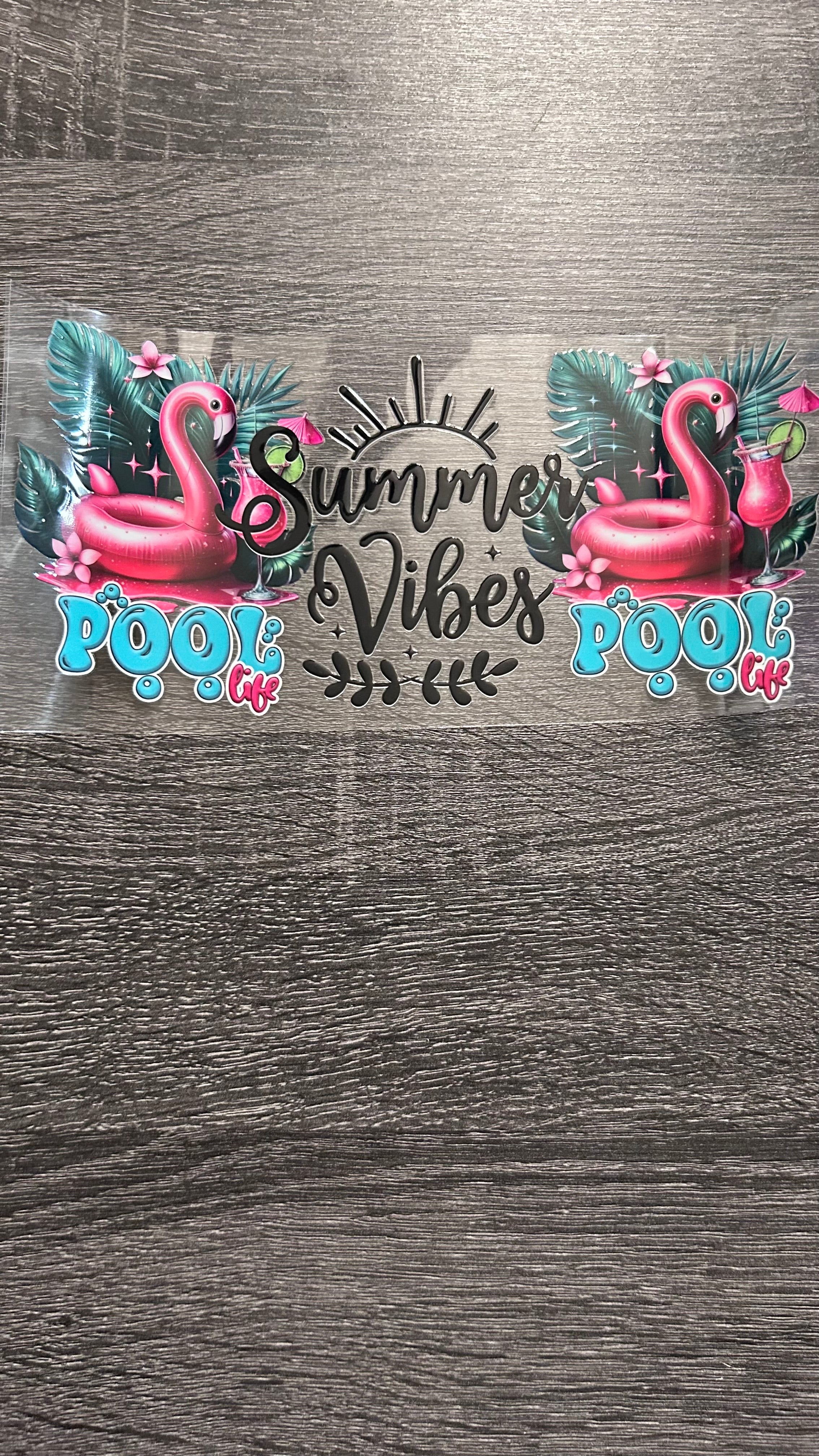 Summer Vibes- Pool Life Decal