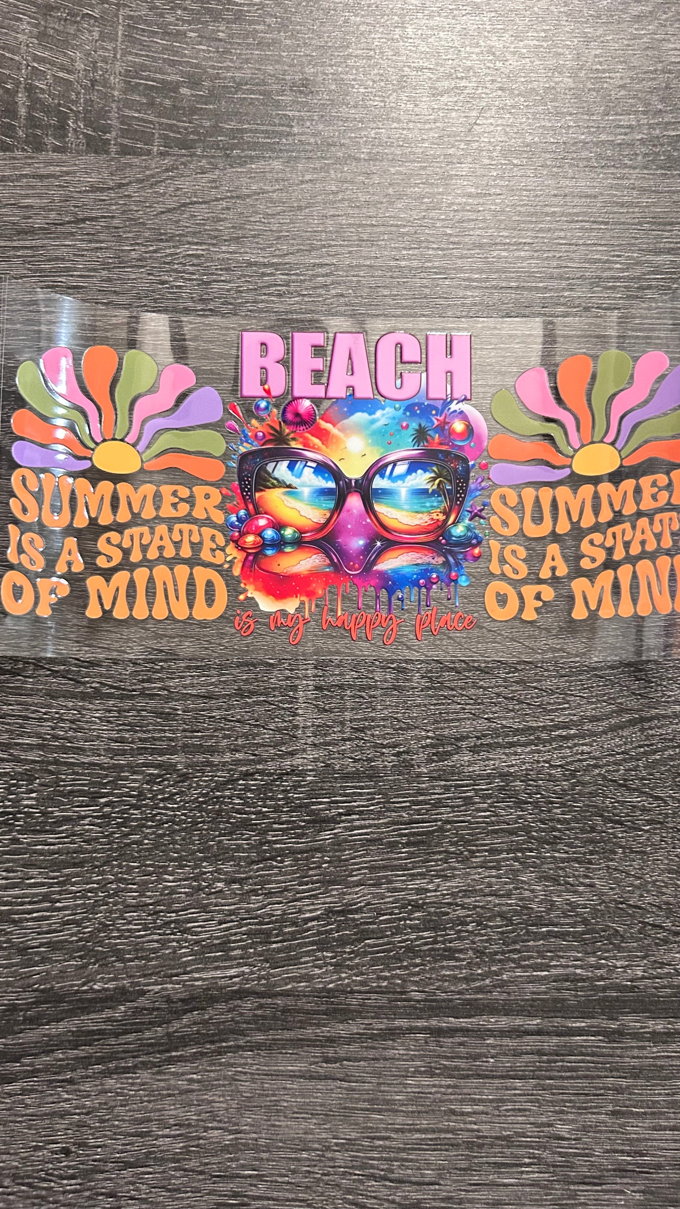 Beach is my happy place Decal