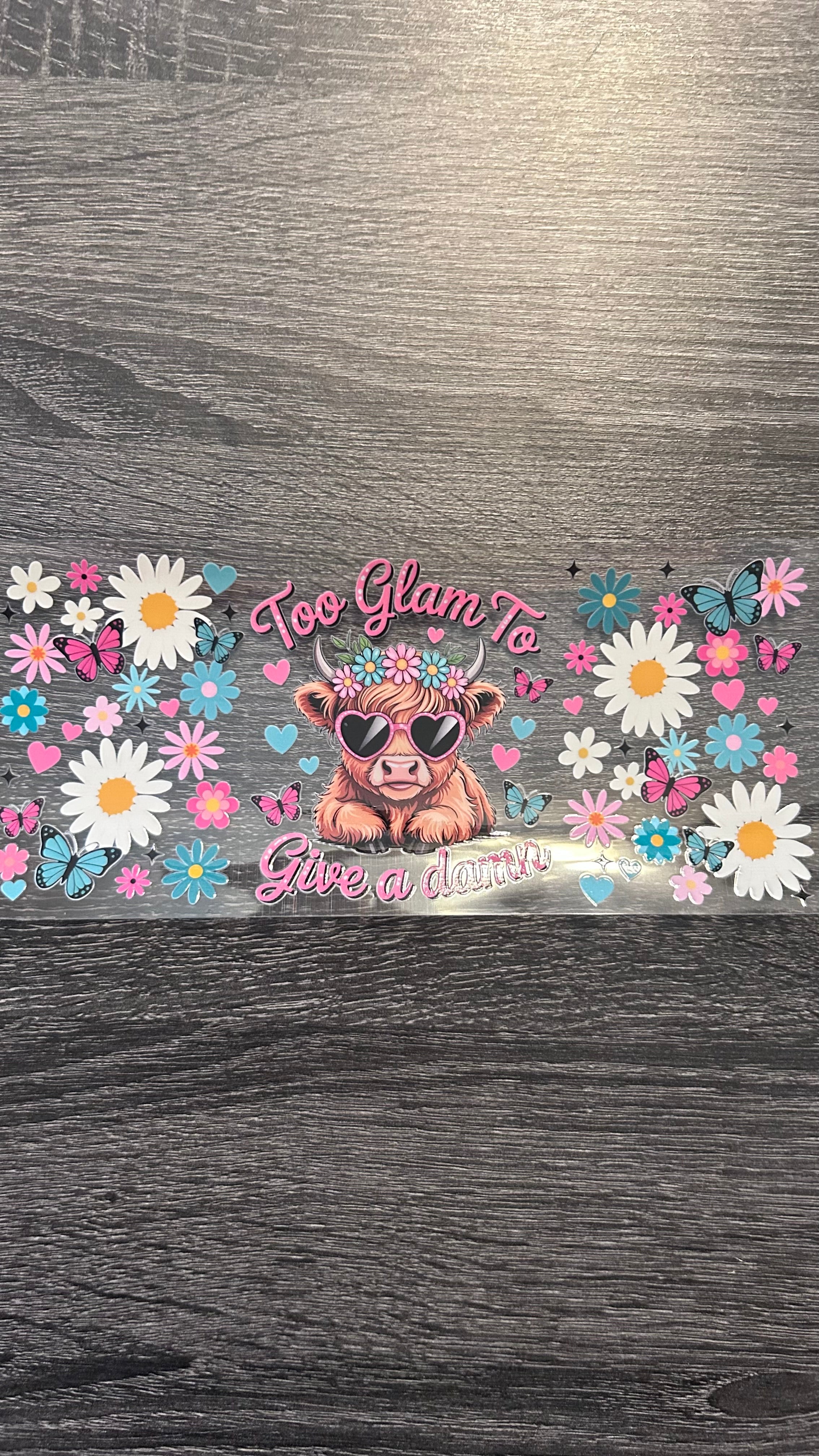 Too Glam to Give a damn-Decal