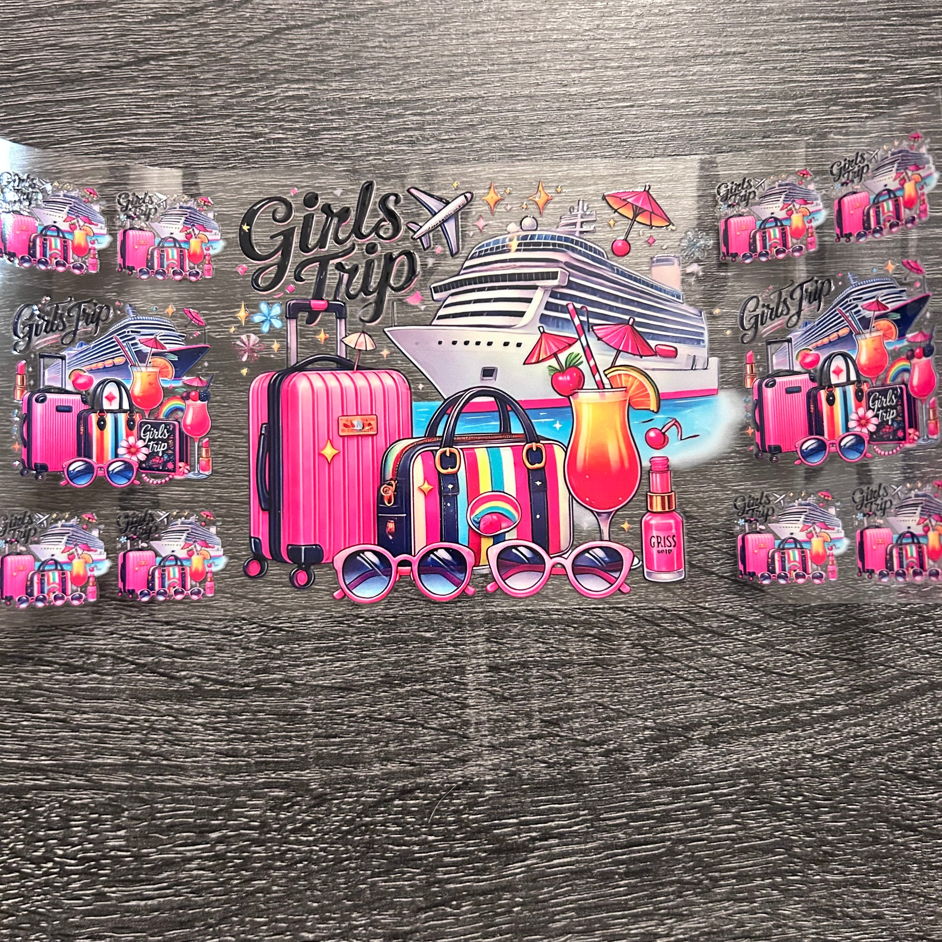 Girls Trip - 2 Piece Luggage Decal