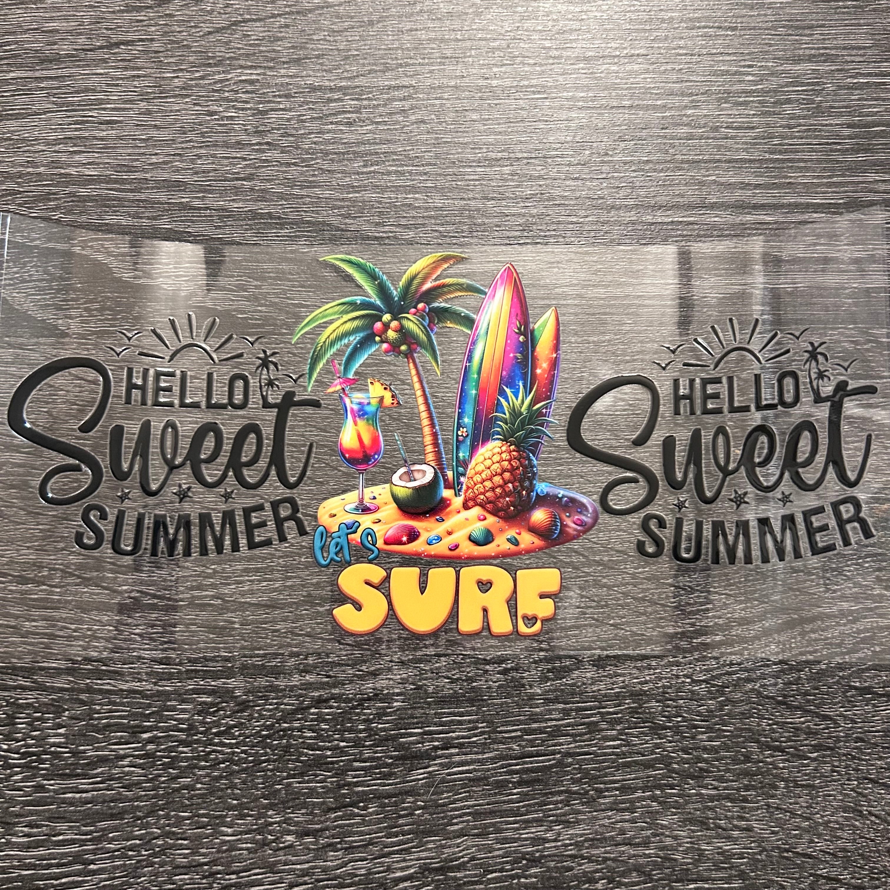 Let's Surf - Hello Sweet Summer Decal