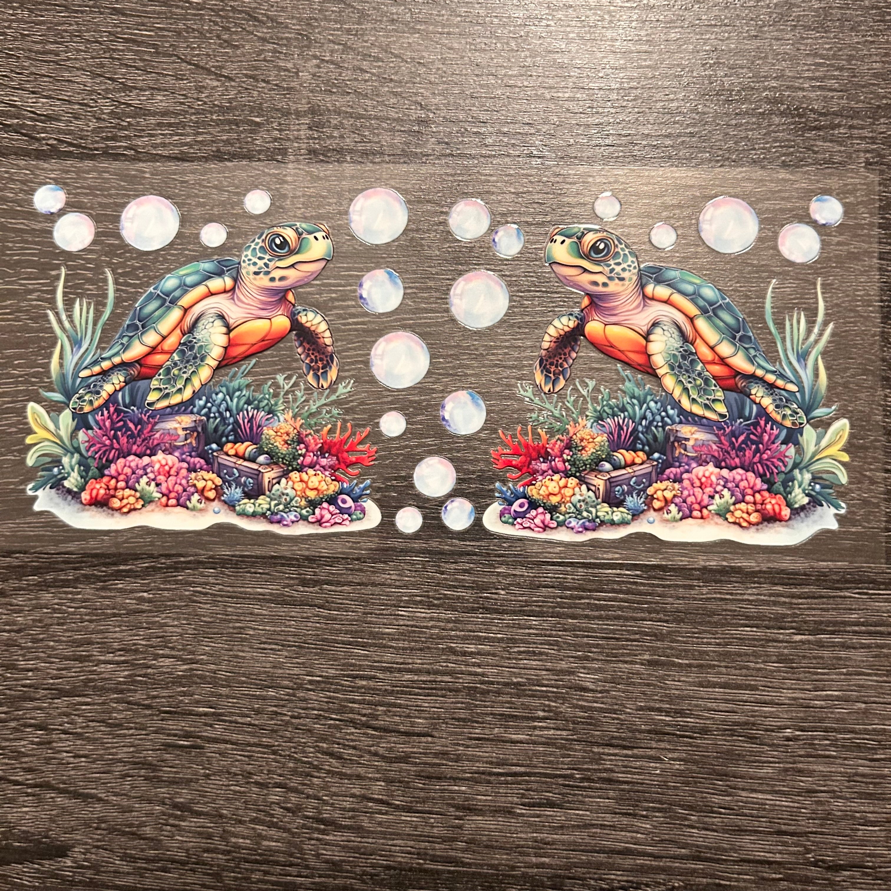Twin Turtles - Decal