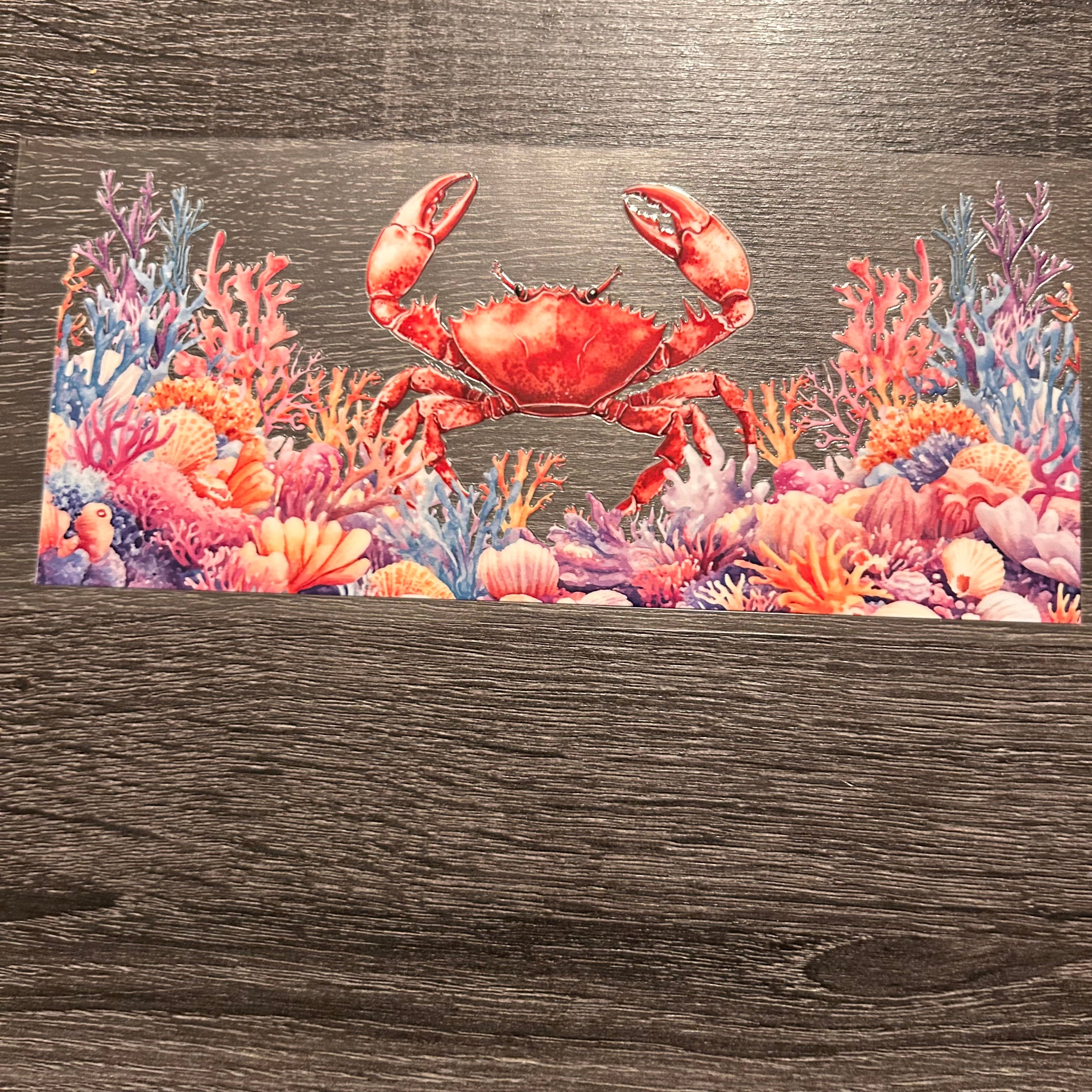 Crab & Coral Reef- Decal